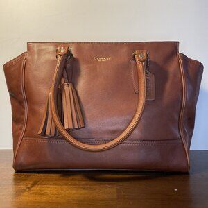 Coach Legacy Candace Carryall 19890 Brown/Cognac Leather Satchel/Tote